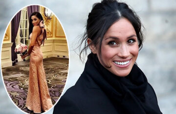 The network has an archive picture of Meghan Markle as a bridesmaid