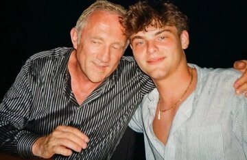A rare photo of Linda Evangelista's son with his father, billionaire François-Henri Pinault, has surfaced online.