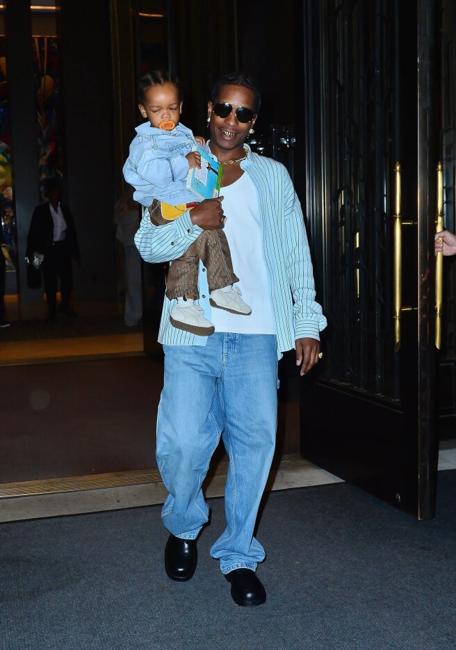 A$AP Rocky с сыном RZA/Фото: Legion-media.ru