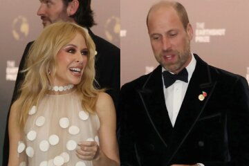 Prince William spent time in Brazil with Kylie Minogue.