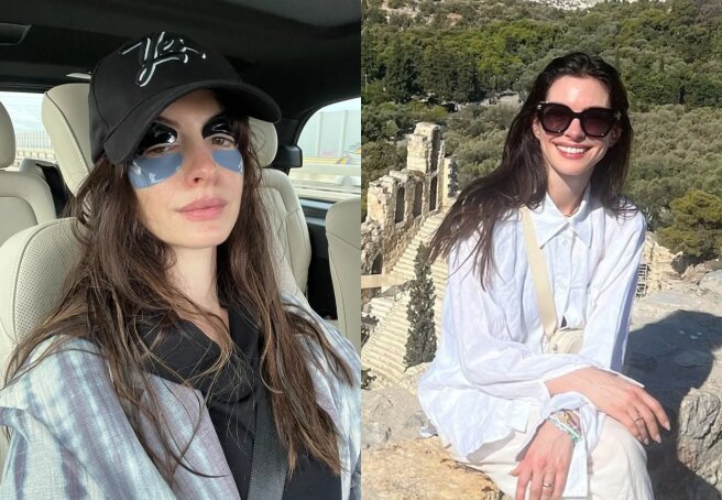 Concerts, sea, gym: Anne Hathaway showed how her summer went