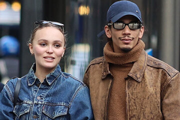 Lily-Rose Depp was spotted on a walk in Paris with new boyfriend Yasin Stein