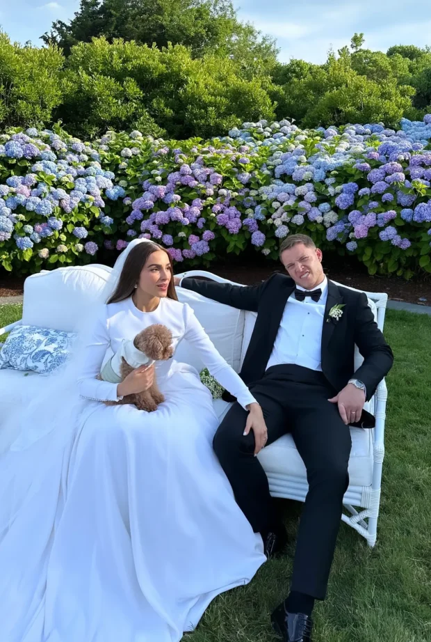 Свадьба Оливии Калпо и Кристиана Маккэффри/Фото: oliviaculpo/Instagram*