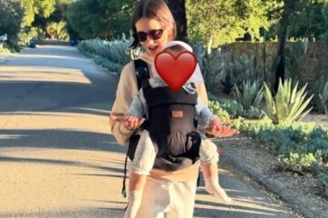 Lily Collins posted rare family photos with her daughter and husband.