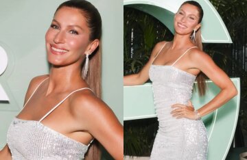 Gisele Bundchen, who recently became a mother for the third time, stepped out in a form-fitting dress.