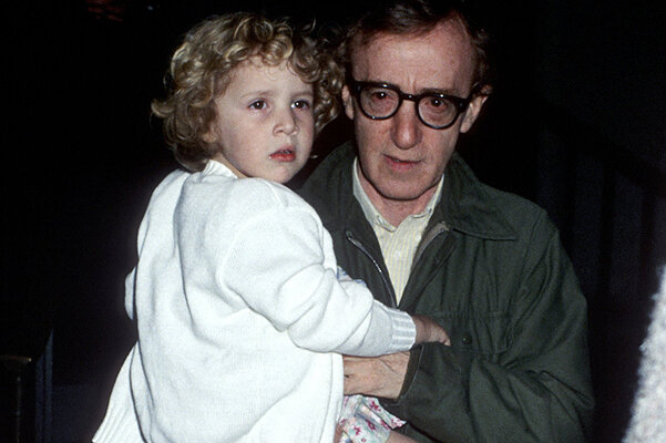 Woody Allen with Dylan Farrow