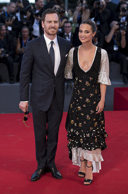 Michael Fassbender and Alicia Vikander