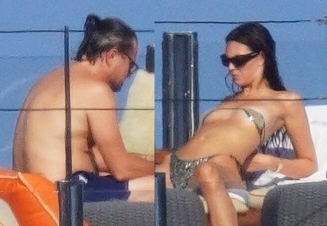 "Skoof with a young bride." Leonardo DiCaprio and Vittoria Ceretti relax on a yacht in Cannes