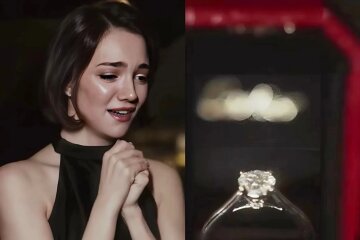 "It's not even a karat." Evgenia Medvedeva's "modest" 845,000-ruble engagement ring is being discussed online.