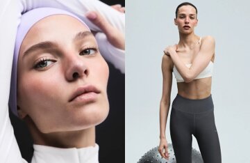 Alesya Kafelnikova has become the face of a Russian sports brand.