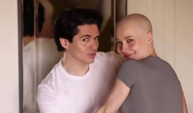 Лерчек со своим женихом Луисом Сквиччиарини