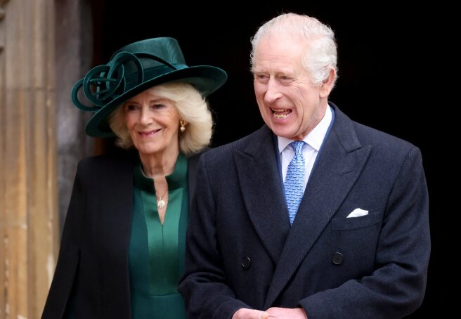Charles III, despite his illness, attended the Easter service in Windsor with Queen Camilla and other family members