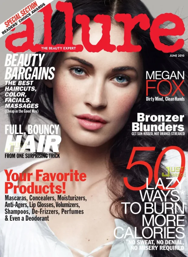 Меган на обложке Allure (2010)/Фото: Greg Kadel