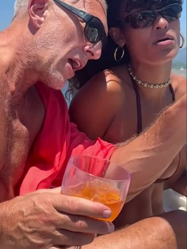 Нара Баптиста и Венсан Кассель