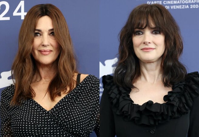 Monica Bellucci, Winona Ryder and Jenna Ortega Present Beetlejuice at the Venice Film Festival