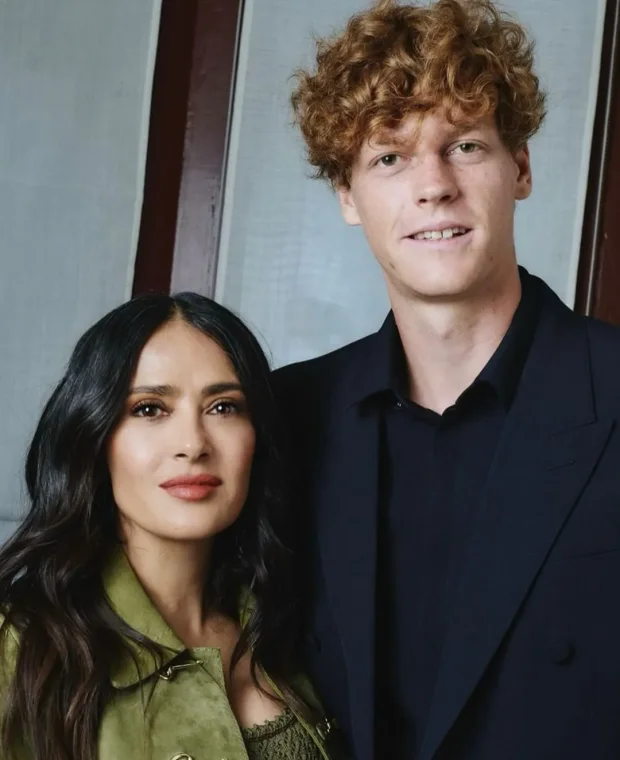 Сальма Хайек, Янник Синнер/Фото: salmahayek/Instagram*