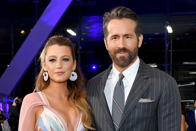 Blake Lively and Ryan Reynolds attend the premiere of The Adam Project