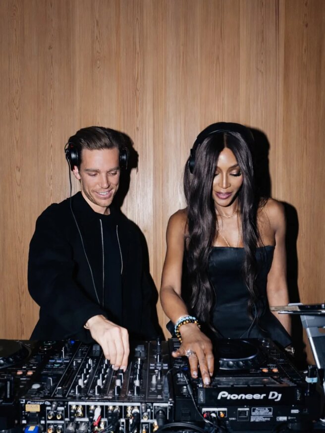 DJ Сruz и Наоми Кэмпбелл