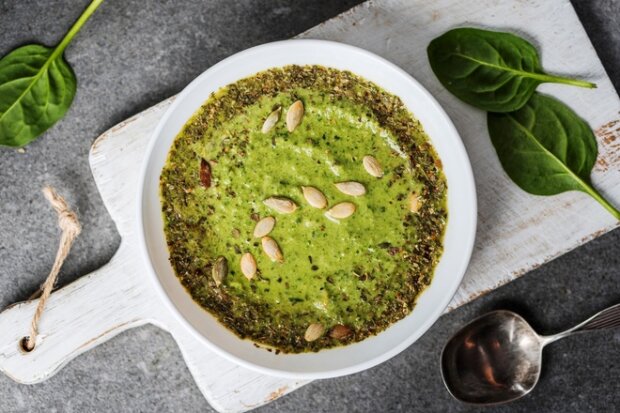 Recipe with spinach