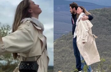 Agata Muceniece, her husband Petr Dranga, and their children are vacationing in Crimea.