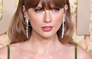 Taylor Swift at the 2024 Golden Globes