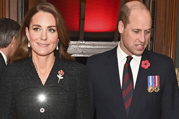 Kate Middleton, Prince William and other members of the royal family attended the Festival of Remembrance in London