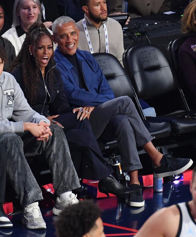 Мишель и Барак Обама