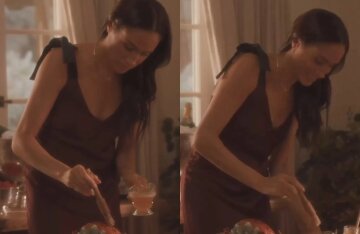 "She probably doesn't know how to turn on an oven." Meghan Markle criticized for her Thanksgiving preparation video.