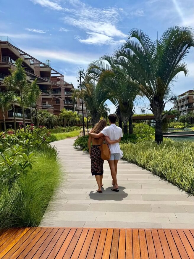 Жизель Бундхен со старшим сыном