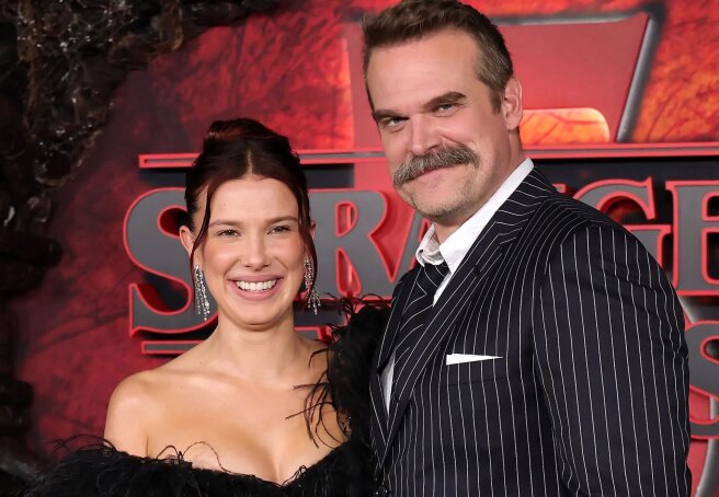 Millie Bobby Brown steps out with David Harbour after sexual assault allegations