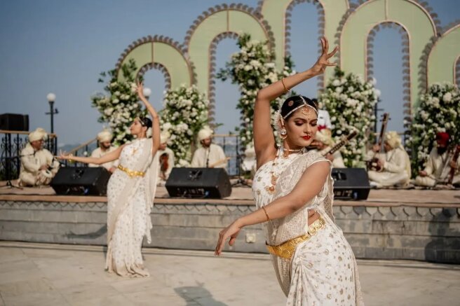 Свадьба Вамси Гадираджу и Нетры Мантены