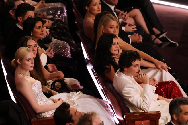 На фото: Приянка Чопра, Эль Фаннинг, Роуз Бирн, Гвинет Пэлтроу, Кайли Дженнер, Тимоти Шаламе