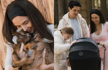 Lerchek, who is being treated for stage 4 cancer, is vacationing on a farm with her boyfriend and children.