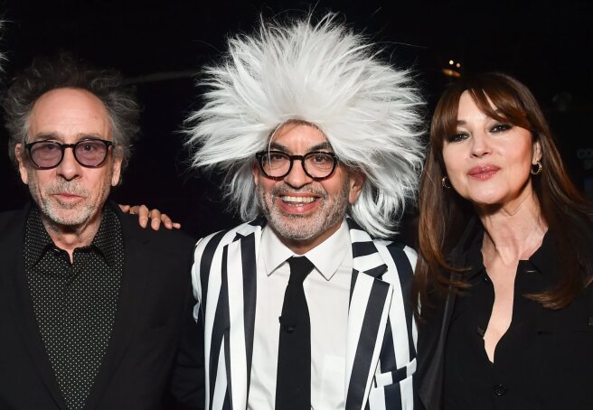 Monica Bellucci and Tim Burton went out together