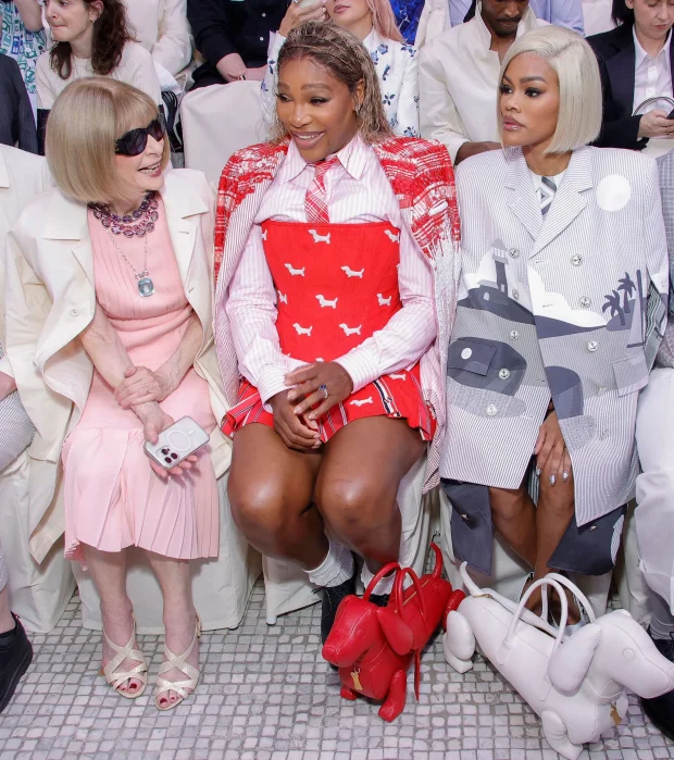 Анна Винтур, Серена Уильямс, Тейяна Тейлор/Фото: Julien M. Hekimian/Getty Images for Thom Browne