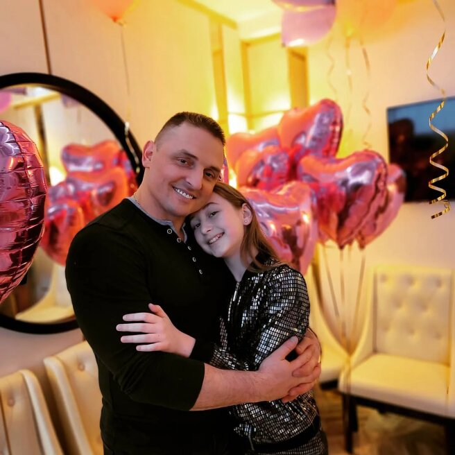 Аскольд Запашный с дочерью