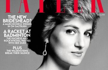 A rare portrait of Princess Diana graces the cover of Tatler