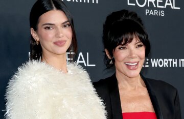 Kendall and Kris Jenner, Heidi Klum, Helen Mirren, and Gillian Anderson at the L'Oreal Paris Gala