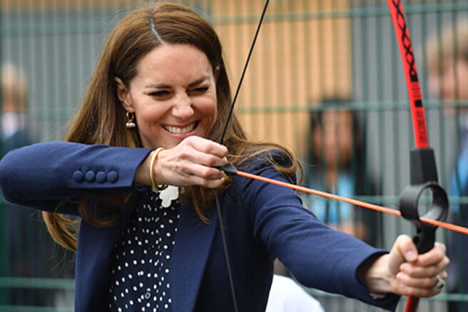 Archery, tennis and gardening: Kate Middleton and Prince William's new Outing