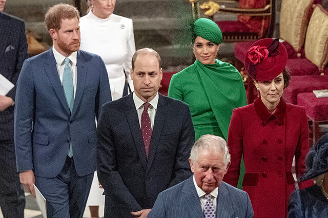 Prince Harry, Meghan Markle, Prince William, Kate Middleton and Prince Charles