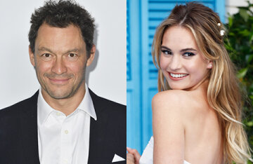 Dominic West asked Lily James to avoid talking about their affair