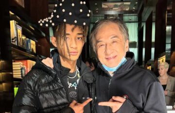 "You changed my life." Jaden Smith addressed Jackie Chan on his birthday.