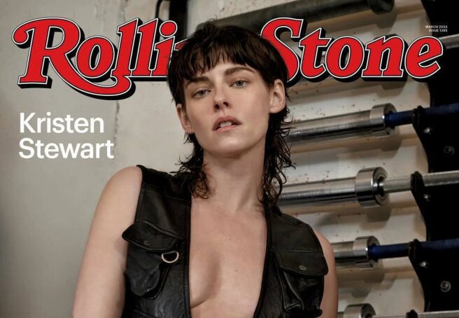 Kristen Stewart in a naked vest and underwear appeared on the cover of a magazine
