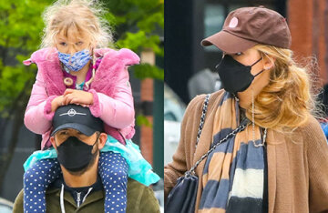 Ryan Reynolds and Blake Lively on a walk with their daughter in New York