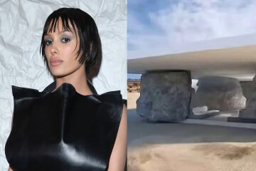 Photos of Stone Age-style houses designed by Bianca Censori have gone viral online