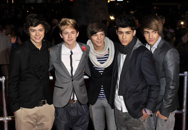 Гарри Стайлз, Найл Хоран, Луи Томлинсон, Зайн Малик и Лиам Пейн из One Direction в 2010 году/Фото: Gareth Cattermole/Getty Images