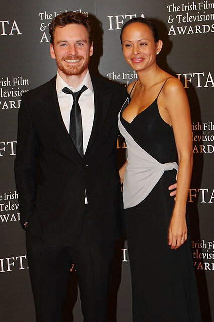 Lizzie Andrews and Michael Fassbender
