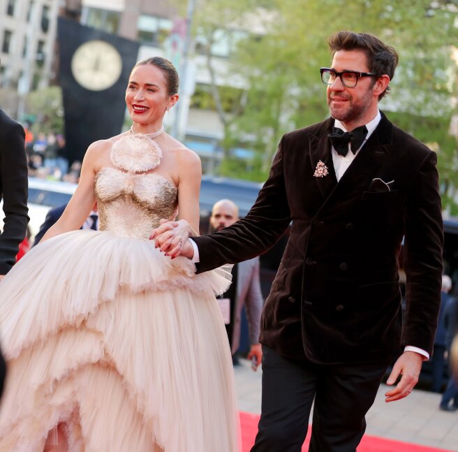 Эмили Блант и Джон Красински