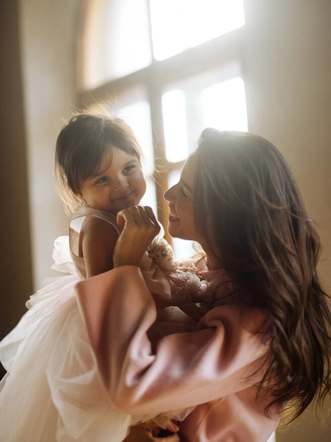 Равшана Куркова с дочерью