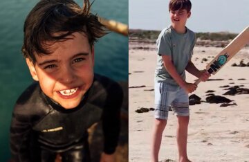 "This is what a happy childhood looks like." "Meme king" Prince Louis plays cricket and swims in a new palace video.